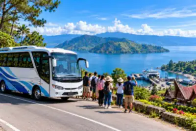 Bas Medium Medan: Solusi Tepat untuk Kumpulan Menerokai Pulau Samosir