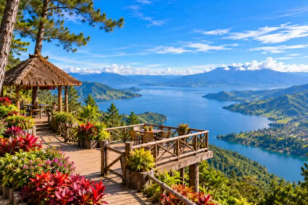 Bukit Indah Simarjarunjung, Destinasi Menikmati Keindahan Tasik Toba di Simalungun