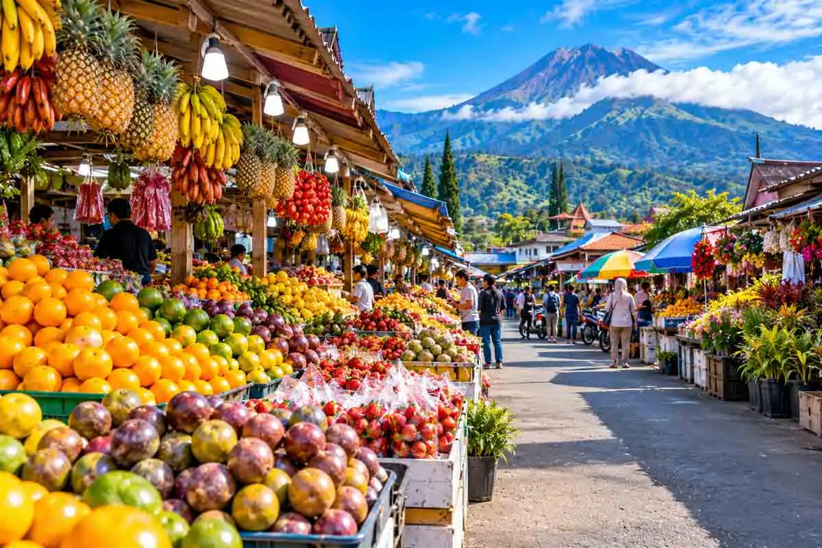 Pasar Buah Berastagi, Destinasi Membeli-belah Hasil Tempatan di Tanah Karo