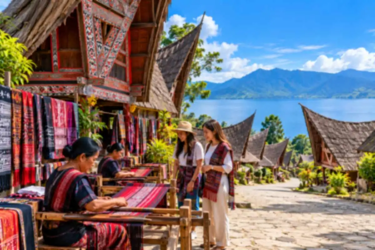 Rumah Ulos Lumban Suhi-Suhi, Destinasi Pelancongan Budaya di Pulau Samosir