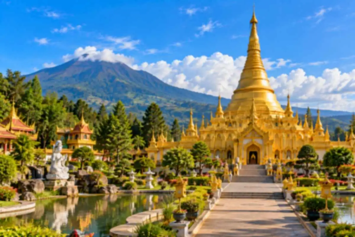 Taman Alam Lumbini sebagai Objek Wisata Menarik di Berastagi