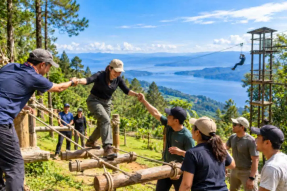 Team Building dan Outbound di Taman Simalem Resort: Aktiviti Menarik untuk Membina Kerjasama Pasukan