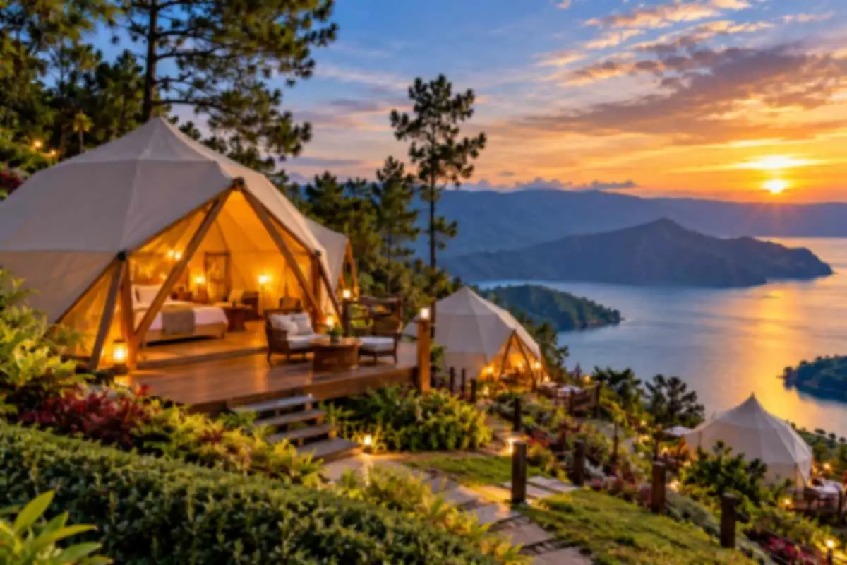 The Kaldera Nomadic Escape, Pengalaman Glamping Menarik di Kawasan Tasik Toba